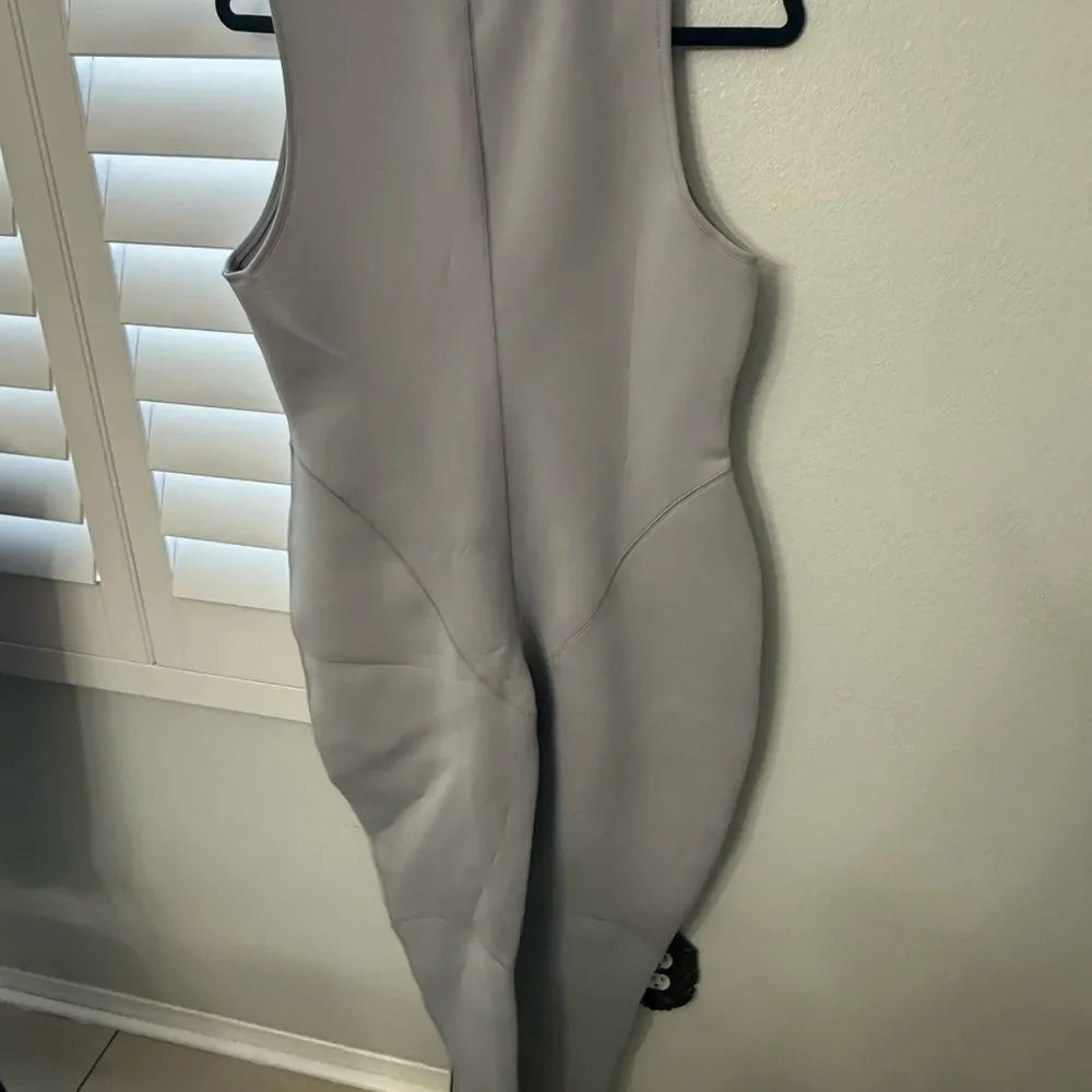 Brand new skims SKIMS Light Gray Sleeveless whole body swim suit 2XL